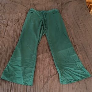 Hunter Green scrub pants